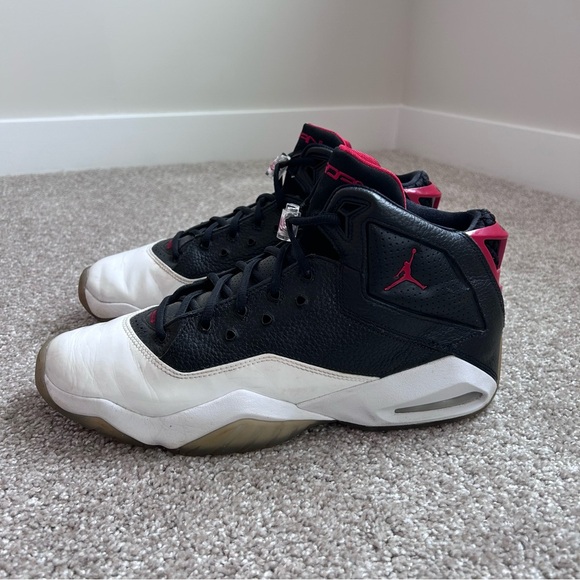 Jordan Spiz'ike Black Gym Red White 315317-016 Men's Size 12 Sneakers - Picture 2 of 12